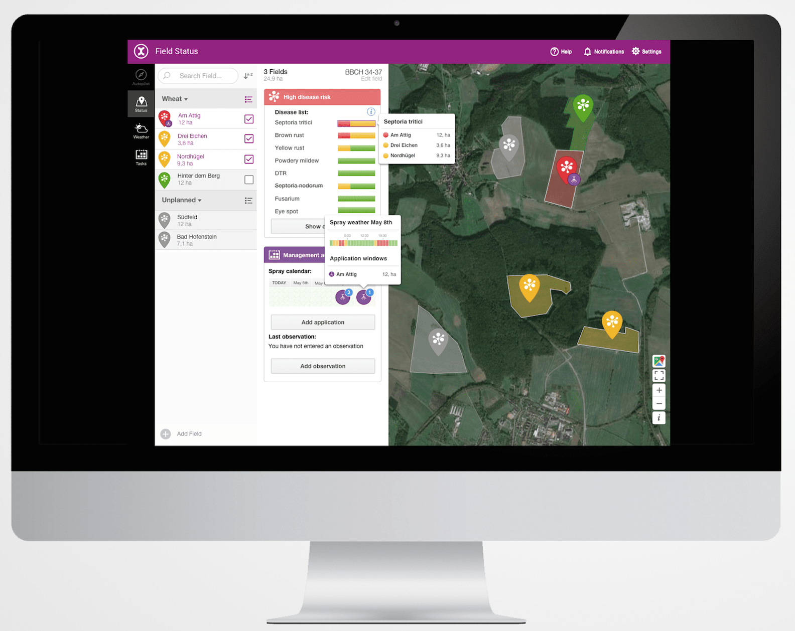 Smart applications make crop production more efficient and sustainable